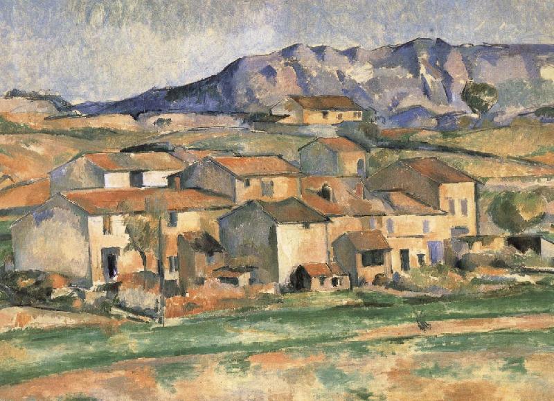 Paul Cezanne near the village garden France oil painting art